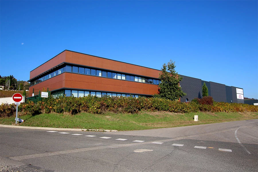 construction plateforme logistique Ain 3000 m2