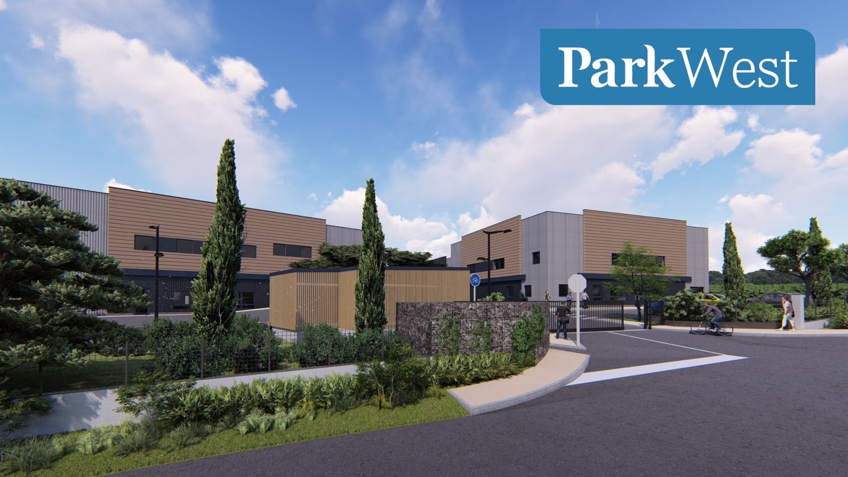 PARKWEST &#8211; Construction d&rsquo;un parc d&rsquo;activité de 7 500 m² en 3 bâtiments